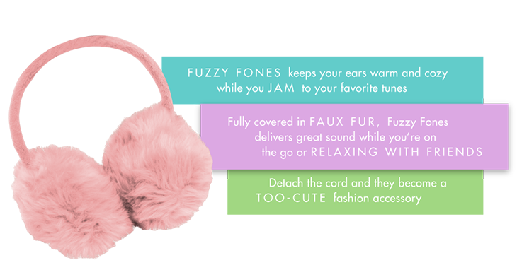 Fuzzy Fones HEADPHONE EARMUFFS